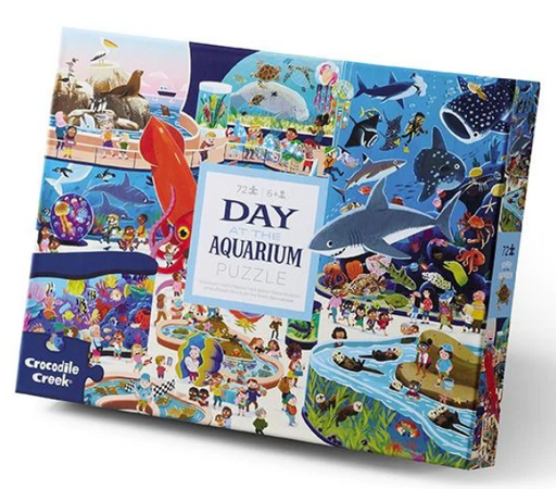 72 Piece Day at the Aquarium Puzzle - JKA Toys