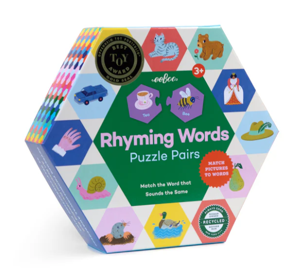 Rhyming Words Puzzle Pairs - JKA Toys