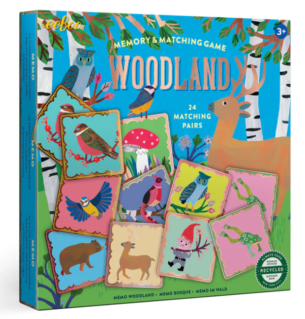 Shiny Woodland Memory Matching Game - JKA Toys