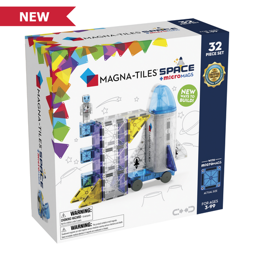 Magna-Tiles Space Micro Mags 32 Piece Set