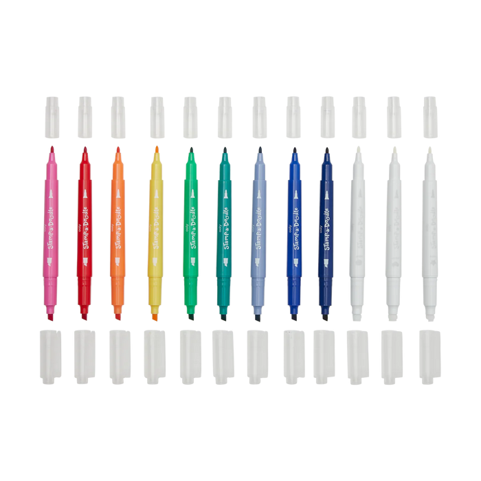 Stamp-A-Doodle Double-Ended Markers - JKA Toys