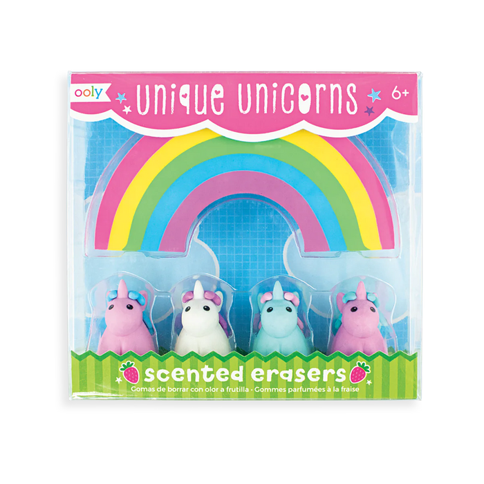 Unique Unicorns Scented Erasers - JKA Toys