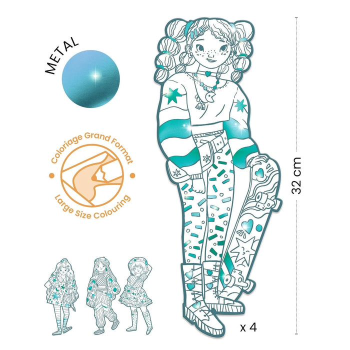 Les Demoiselles Fashion Coloring - Angèle & Friends - JKA Toys