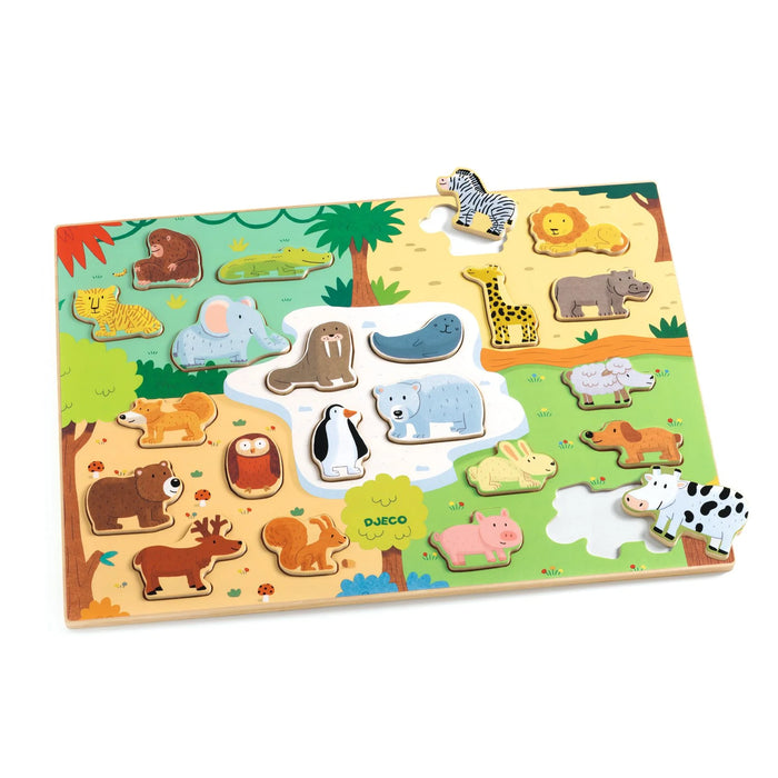 Puzzlo Animo Wooden Puzzle - JKA Toys