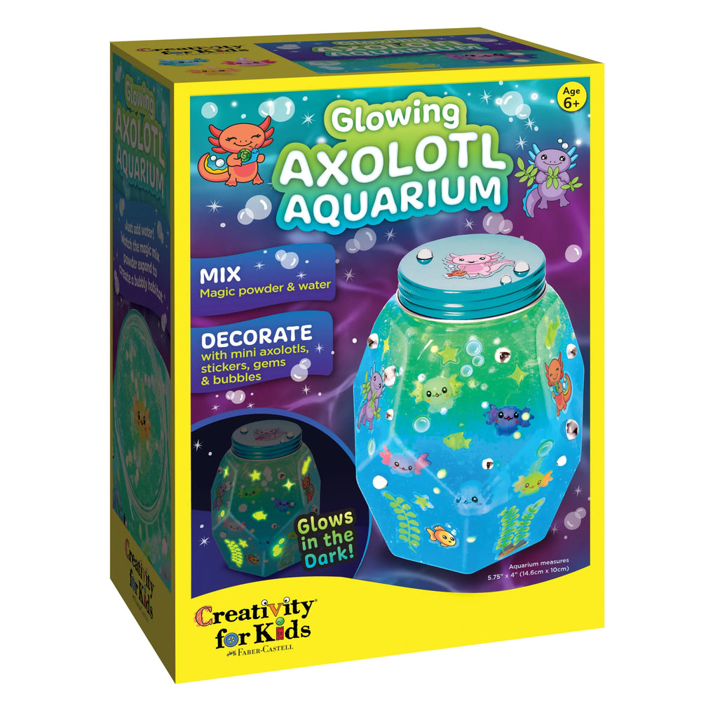 Glowing Axolotl Aquarium - JKA Toys