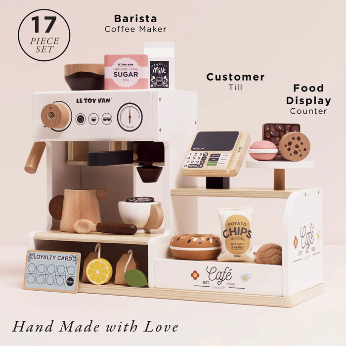 Wooden Barista Café Shop - JKA Toys