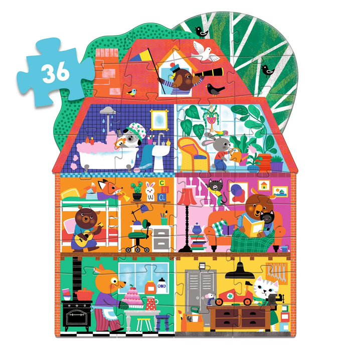 36 Piece Little Buddies’ House Puzzle - JKA Toys