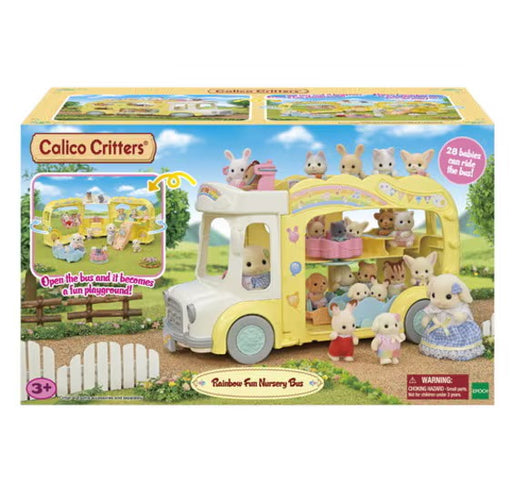 Calico Critters Rainbow Fun Nursery Bus - JKA Toys