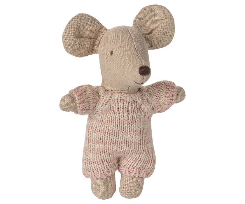 Maileg Baby Mouse in Carry Cot - JKA Toys