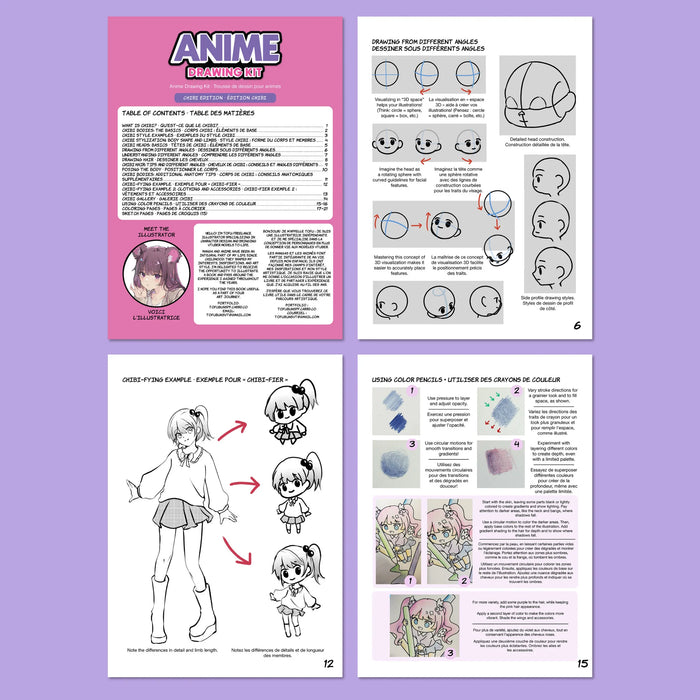 Anime Drawing Kit - Chibi Edition