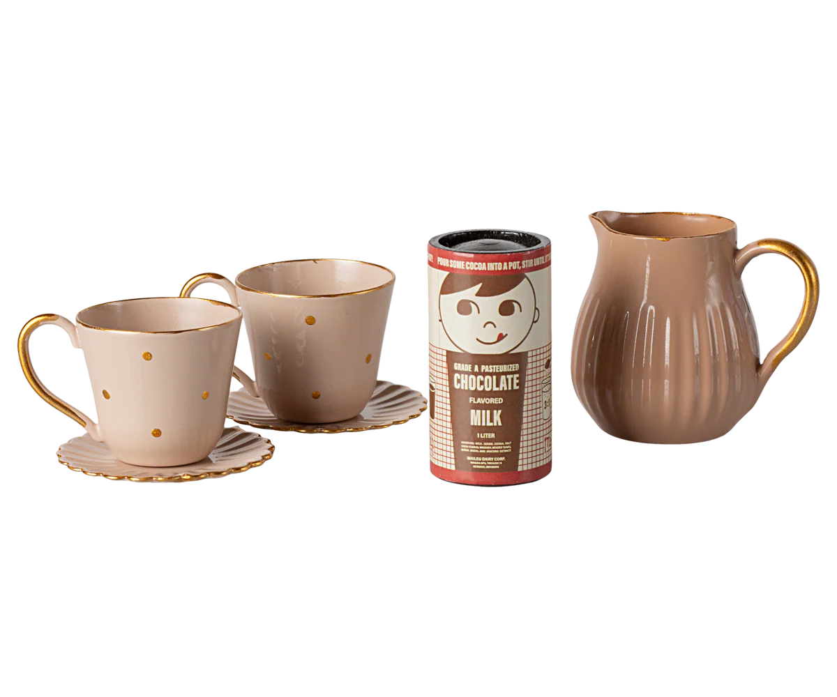 Maileg Hot Chocolate Set, Mini - JKA Toys
