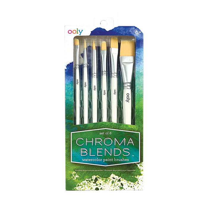 Chroma Blends Watercolor Paint Brushes - JKA Toys