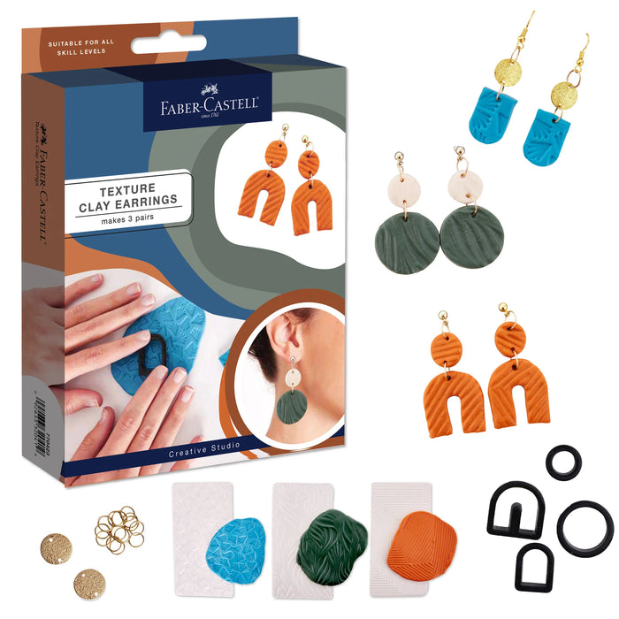 Texture Clay Earrings Kit - JKA Toys