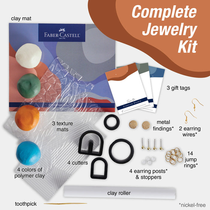 Texture Clay Earrings Kit - JKA Toys