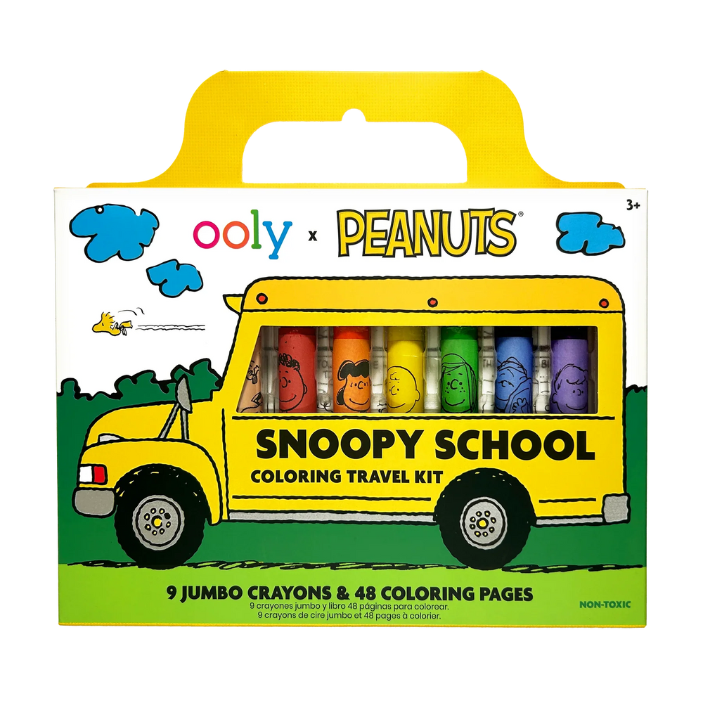 OOLY x Peanuts Snoopy School Coloring Travel Kit - JKA Toys
