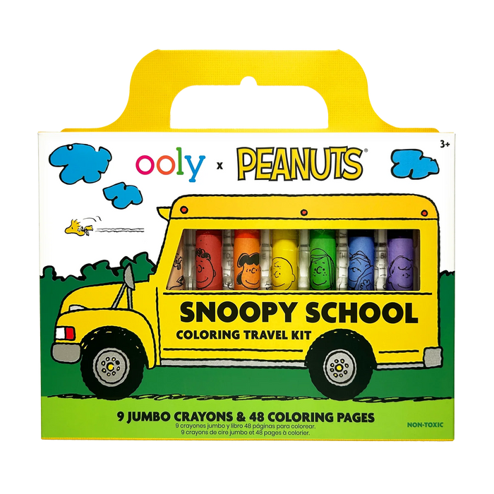 OOLY x Peanuts Snoopy School Coloring Travel Kit - JKA Toys