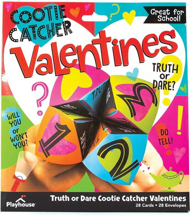 Truth Or Dare Cootie Catcher Valentines