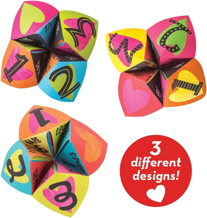 Truth Or Dare Cootie Catcher Valentines