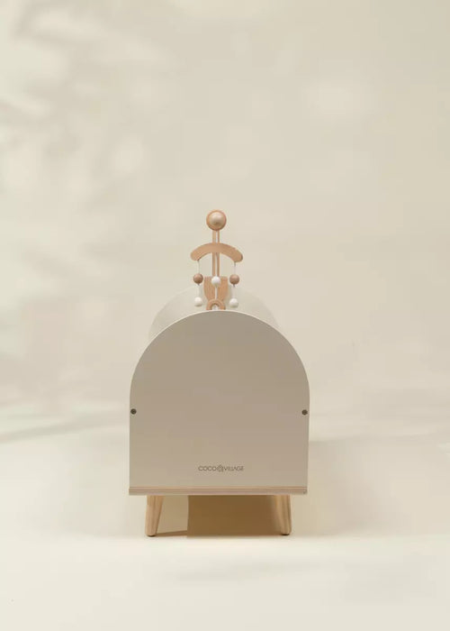 Wooden Dolls’ Crib & Accessories
