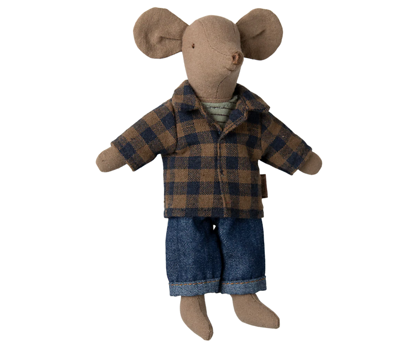 Maileg Dad Mouse - Light Brown - JKA Toys