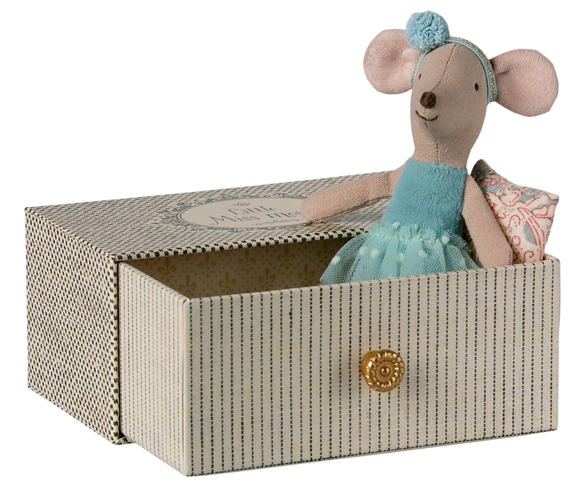 Maileg Little Sister Dance Mouse in Daybed - JKA Toys