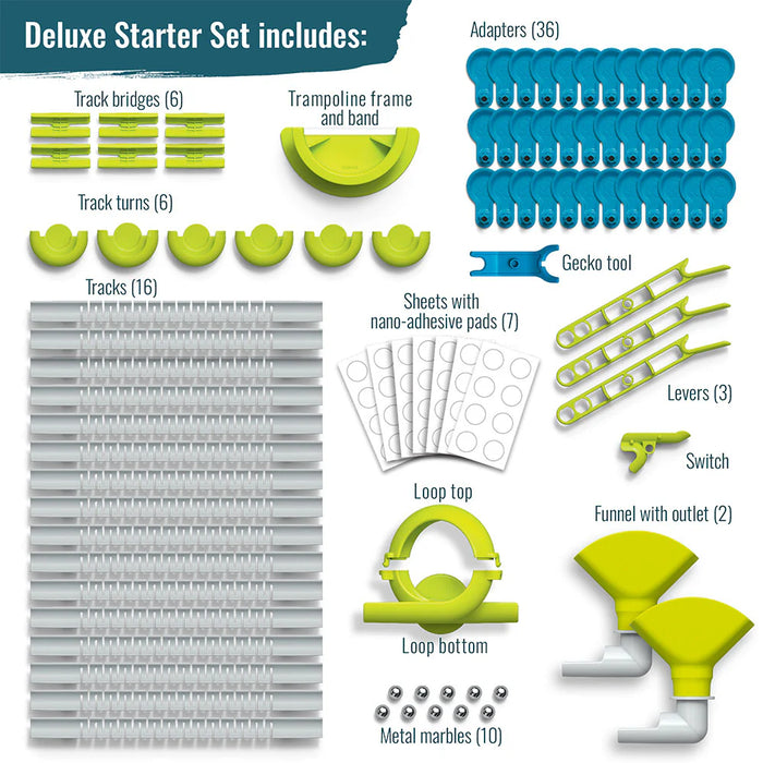 Gecko Run - Marble Run Deluxe Starter Set - JKA Toys
