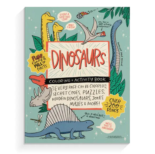 Dinosaurs - Coloring + Activity Book - JKA Toys