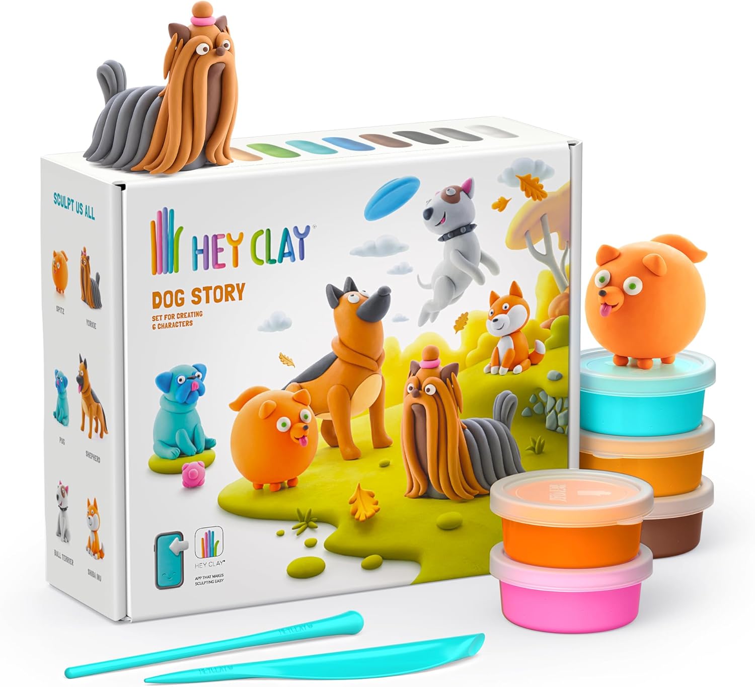 Hey Clay Dog Story - JKA Toys