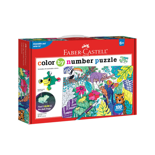Color by Number Puzzle - Jungle Animals - JKA Toys