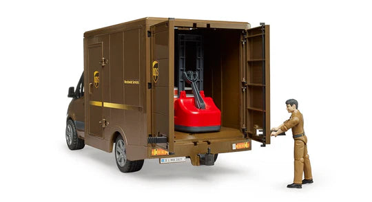 Mercedes-Benz UPS Sprinter with Driver and Accessories - JKA Toys