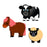 Farm Animals Baby Stickers - JKA Toys