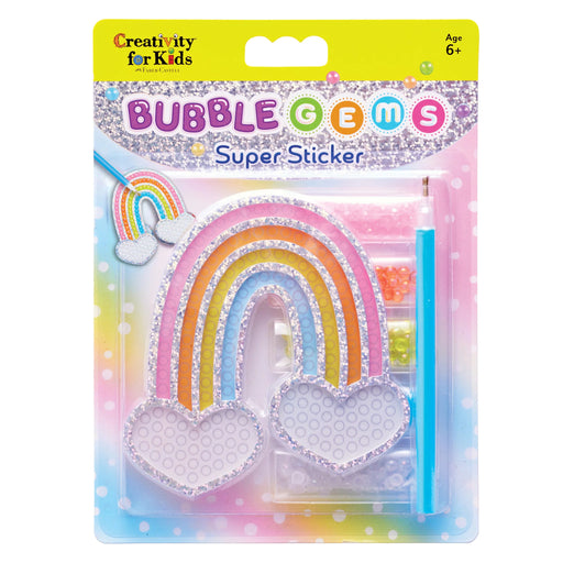 Bubble Gems Super Sticker: Rainbow - JKA Toys