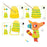 Paint 3 Characters - Fox Family - JKA Toys