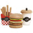 Wooden Gourmet Hamburger Set - JKA Toys