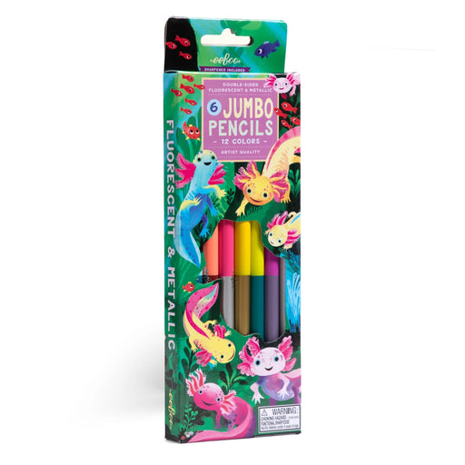 Axolotl Jumbo Colored Pencils - JKA Toys