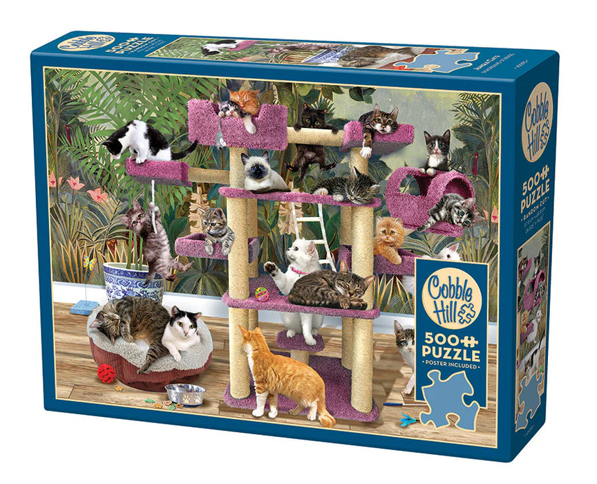 500 Piece Jungle Cats Puzzle - JKA Toys