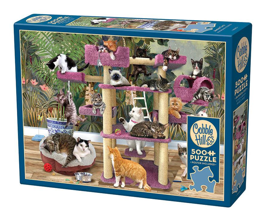 500 Piece Jungle Cats Puzzle - JKA Toys