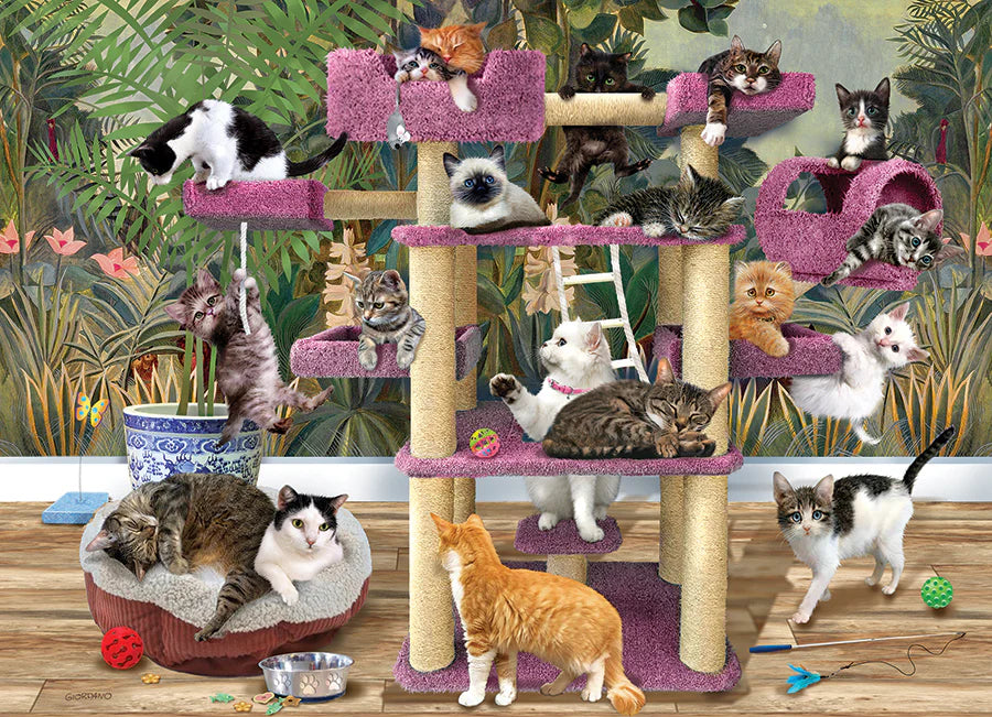 500 Piece Jungle Cats Puzzle - JKA Toys