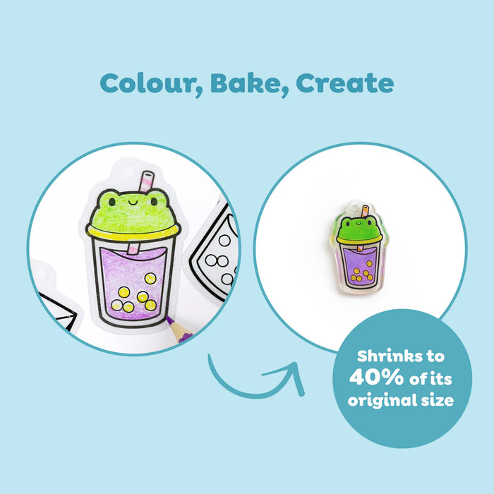 Shrinkorama Charm Bracelet Kawaii Drinks