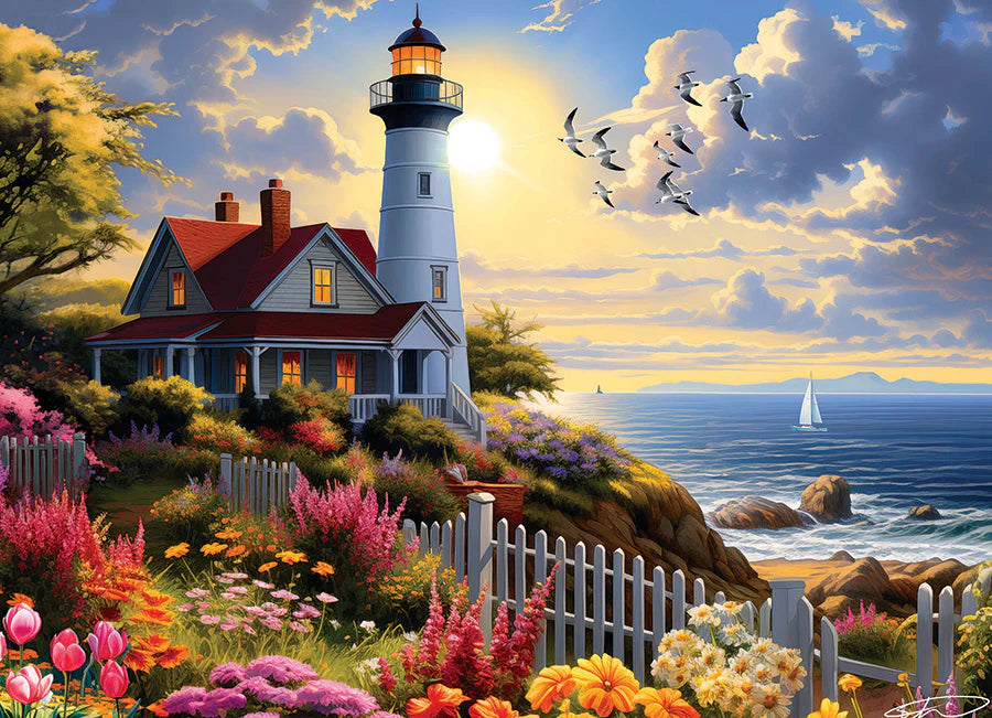 500 Piece To The Lighthouse Puzzle - JKA Toys