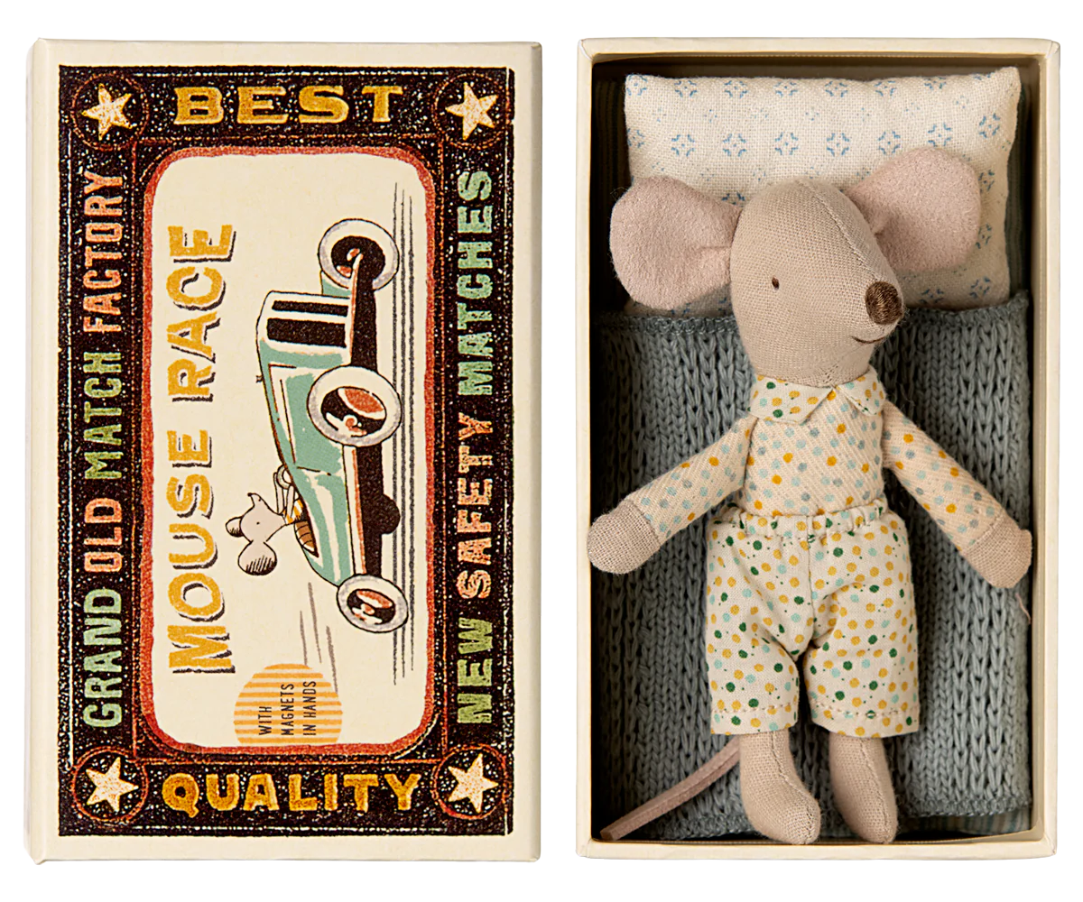 Little Brother Mouse in Matchbox - JKA Toys