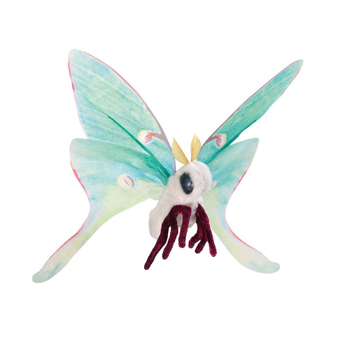 Mini Luna Moth Puppet - JKA Toys