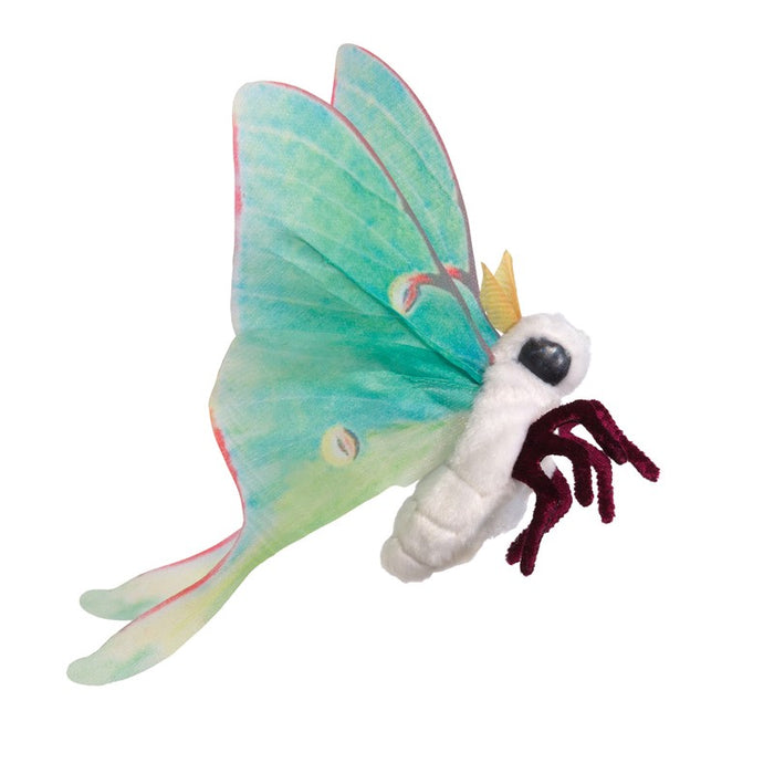 Mini Luna Moth Puppet - JKA Toys