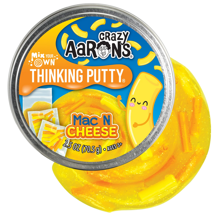 Crazy Aaron’s Mix Your Own Mac & Cheese Thinking Putty - JKA Toys