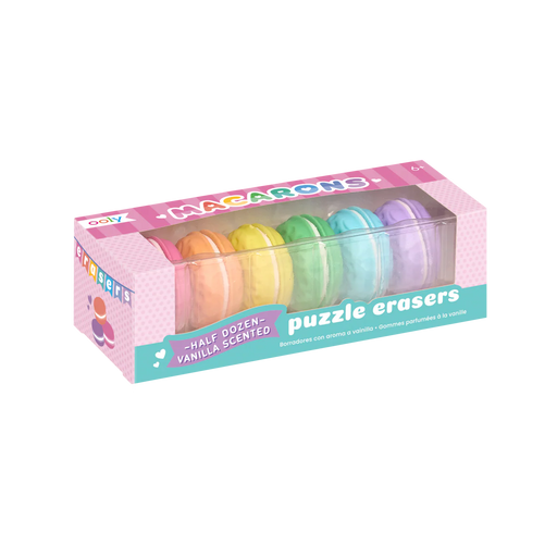 Macarons Vanilla-Scented Puzzle Erasers - JKA Toys