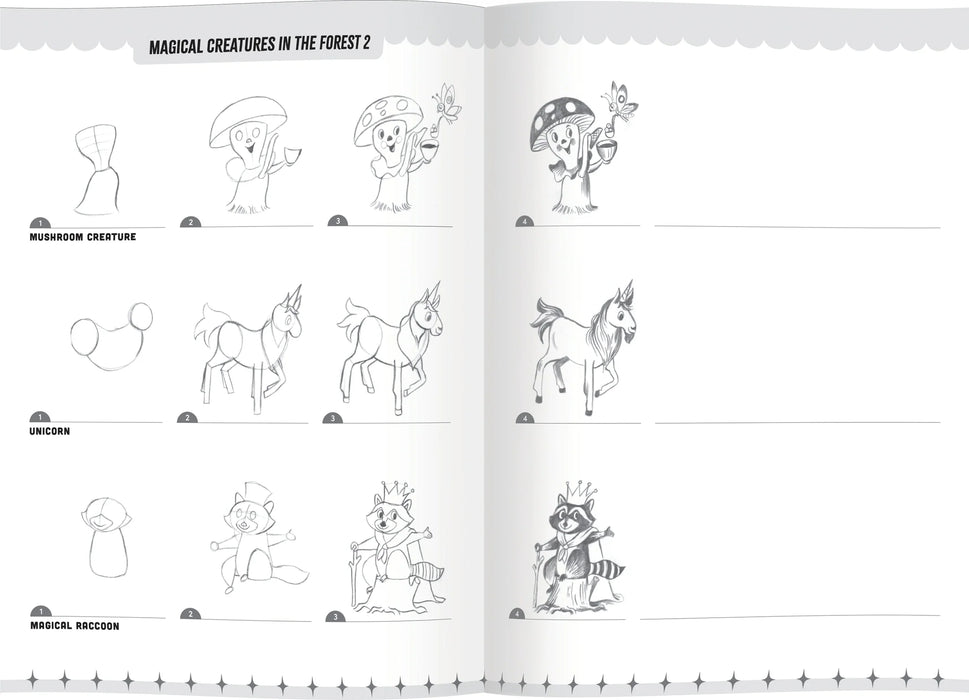 Learn To Draw Magical Creatures - JKA Toys