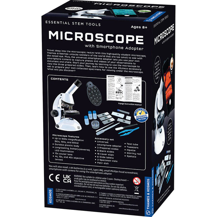 Microscope With Smartphone Adapter - JKA Toys