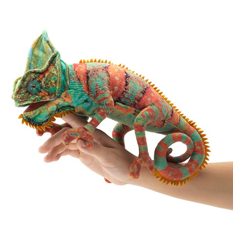Small Chameleon Puppet - JKA Toys
