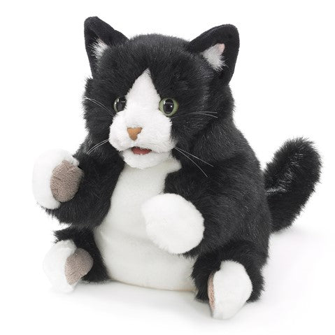 Tuxedo Kitten Puppet - JKA Toys
