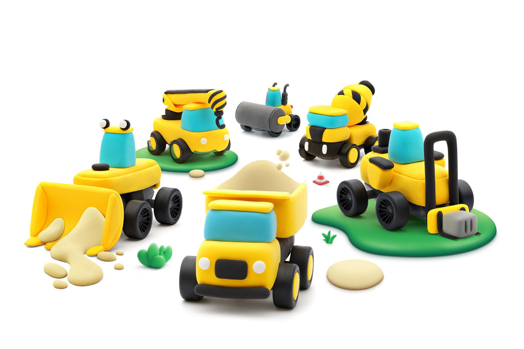 Hey Clay Motors - Construction Vehicles - JKA Toys